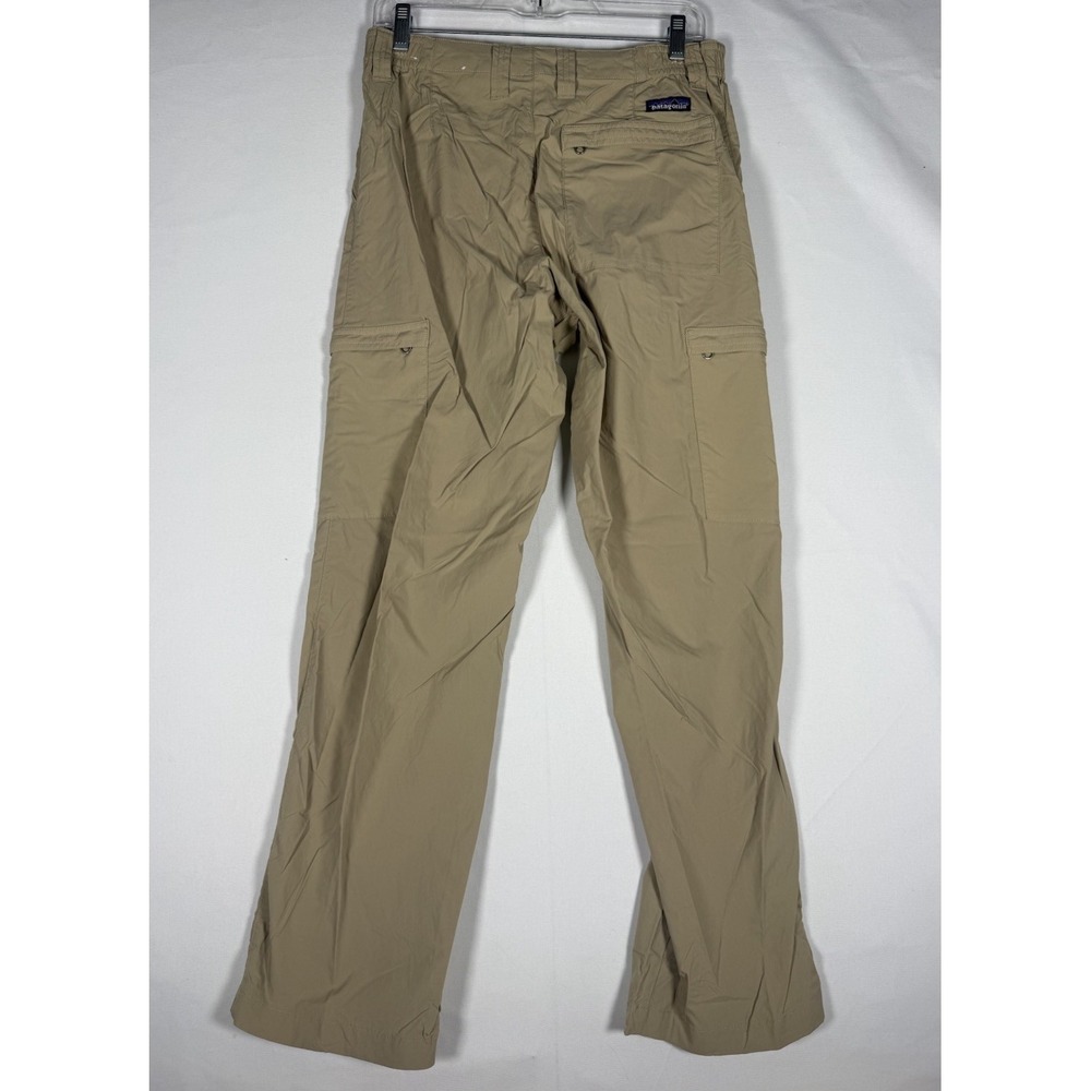 Patagonia Field Pants Mens 30x30 Beige Nylon Hiking Outdoor Zip Pocket Gorpcore - Picture 2 of 6